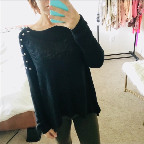 Nollie black knit oversized sweater - Picture 3 of 8